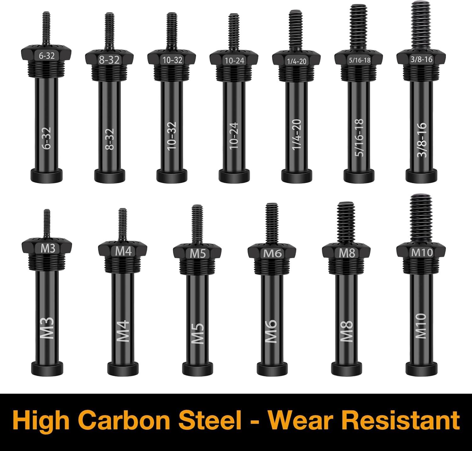 imageYUZES 1420 Rivet Nut Tool Tip Replacement Mandrel Compatible 30 Series Rivet Nut Tool1032