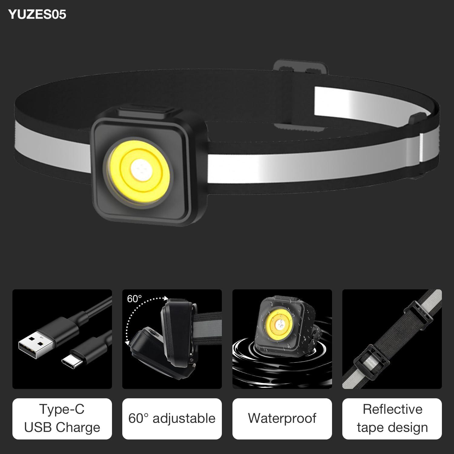 imageYUZES 2PCS Automotive Paint Gun Light with Charger Adjustable Light Modes and Brightness Levels Ensures Even Spraying Universal Paint Spary Gun Light for Auto Repair Coating SL200