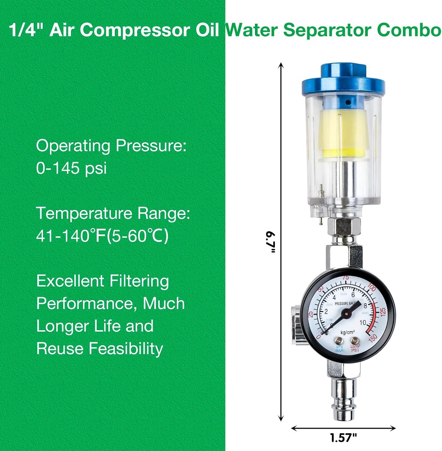 imageYUZES HVLP Spray Gun Kit with 141720mm Nozzles ampamp Air Filter with Pressure Gauge Easy to Use Spray Paint Gun for Cars Air Spray Gun for Painting Cars Furniture DIY Painting Primer Clear CoatGreen A