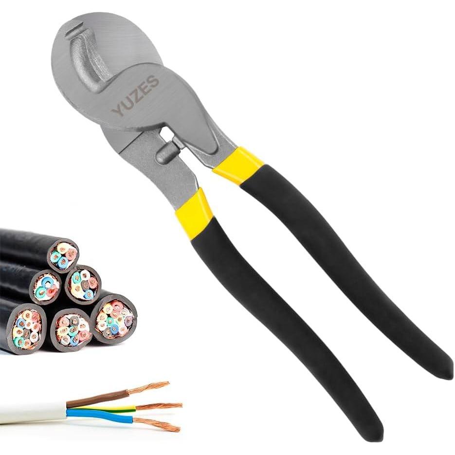 imageYUZES 95 inch Cable Cutter Heavy Duty Wire Cutter High Leverage for Aluminum Copper Wire Communications Cable Cuts up to 20 Wire  Cable Cutting Tool with Ergonomic Grip