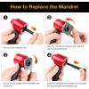 imageYUZES 1420 Rivet Nut Tool Tip Replacement Mandrel Compatible 30 Series Rivet Nut Tool632
