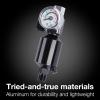 imageYUZES 14quot NPT Air Compressor Filter Regulator Combo with Drain Valve and Gauge for Paint Spary Gun Maximum pressure 140psiBlack