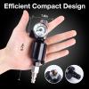imageYUZES 14quot NPT Air Compressor Filter Regulator Combo with Drain Valve and Gauge for Paint Spary Gun Maximum pressure 140psiBlack