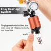 imageYUZES 14quot NPT Air Compressor Filter Regulator Combo with Drain Valve and Gauge for Paint Spary Gun Maximum pressure 140psiOrange