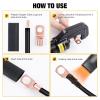 imageYUZES 200PCS Copper Wire Lugs AWG12 10 8 6 4 2 with Heat Shrink Set Battery Cable Ends Ring Terminals Connectors Crimp Terminals for Automotive Marine RV Solar Inverter ampamp Audio Applications