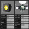 imageYUZES 2PCS Automotive Paint Gun Light with Charger Adjustable Light Modes and Brightness Levels Ensures Even Spraying Universal Paint Spary Gun Light for Auto Repair Coating SL200