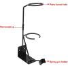 imageYUZES Gravity Feed Paint Spray Gun Holder Stand with 100PCS Nylon Mesh Paint Strainers and Removable Strainer Holder for WallMounted or Bench Mount