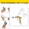 imageYUZES HVLP Spray Gun Kit Ease of Use T110 Pro Paint Guns Automotive Paint Gun for Cars ampamp Furniture DIY Painting 13mm Nozzle 600cc with Paint Sprayer Accessories