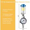 imageYUZES HVLP Spray Gun Kit with 141720mm Nozzles ampamp Air Filter with Pressure Gauge Easy to Use Spray Paint Gun for Cars Air Spray Gun for Painting Cars Furniture DIY Painting Primer Clear CoatYellow