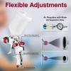 imageYUZES HVLP Spray Gun Kit with 141720mm Nozzles ampamp Air Filter with Pressure Gauge Easy to Use Spray Paint Gun for Cars Air Spray Gun for Painting Cars Furniture DIY Painting Primer Clear CoatRed A