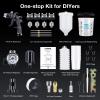 imageYUZES HVLP Spray Gun Plus Kit with 20 Oz Disposable Paint Cups Easy to Use 141720mm Nozzles Air Spray Gun for Painting Cars ampamp Furniture DIY Painting Paint Spray Gun for Primer ClearTop Coat