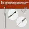 imageYUZES Professional 23 Pcs Set Cleaning Kit for Cleaning Spray Guns Suction Gravity Pressure FeedHVLP and Airbrushes
