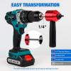 imageYUZES Rivet Nut Tool Adapter for Cordless Drill Electric Newly LaborSaving Rivet Gun Kit Professional Rivet Nut Tool kit with Carrying Case Rivet Nut Tool30R1Rivet Nut Tool30R1