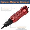 imageYUZES Rivet Nut Tool Drill Adapter Kit LaborSaving Rivet Nut Gun Cordless with 10 Mandrels and 50 Rivet Nuts Rivnut Tool Kit for Nutsert Cars Metalwork Home Improvement DIY  10 Series