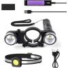 imageYUZES 2PCS Automotive Paint Gun Light with Charger Adjustable Light Modes and Brightness Levels Ensures Even Spraying Universal Paint Spary Gun Light for Auto Repair Coating SL200