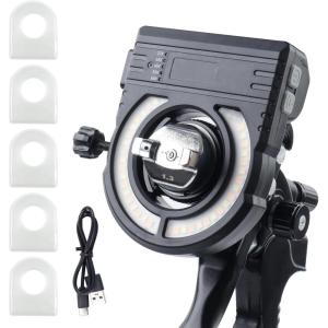imageYUZES Paint Gun Light with Charger 2700K6500K ampamp 500250 Lumens LED Light for Paint Guns Spray Gun Light Attachment for Evenly Spraying and Reduced Rework Universal Auto Paint Gun Lights