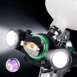 imageYUZES Paint Spray Gun Light with Charger WhiteWarm Light 2 Modes 3 Levels of Brightness Adjustable LED Ultra Lighting System Universal Auto Paint Gun Light