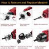 imageYUZES 632 Rivet Nut Tool Tip Replacement Mandrel Compatible 20 Series Rivet Nut ToolM3