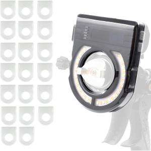 imageYUZES 20 Pack Paint Spray Gun Light Cover for 025 Series No Cleaning Plastic Cover for Auto Paint Gun Light Excludes Spray Gun Light